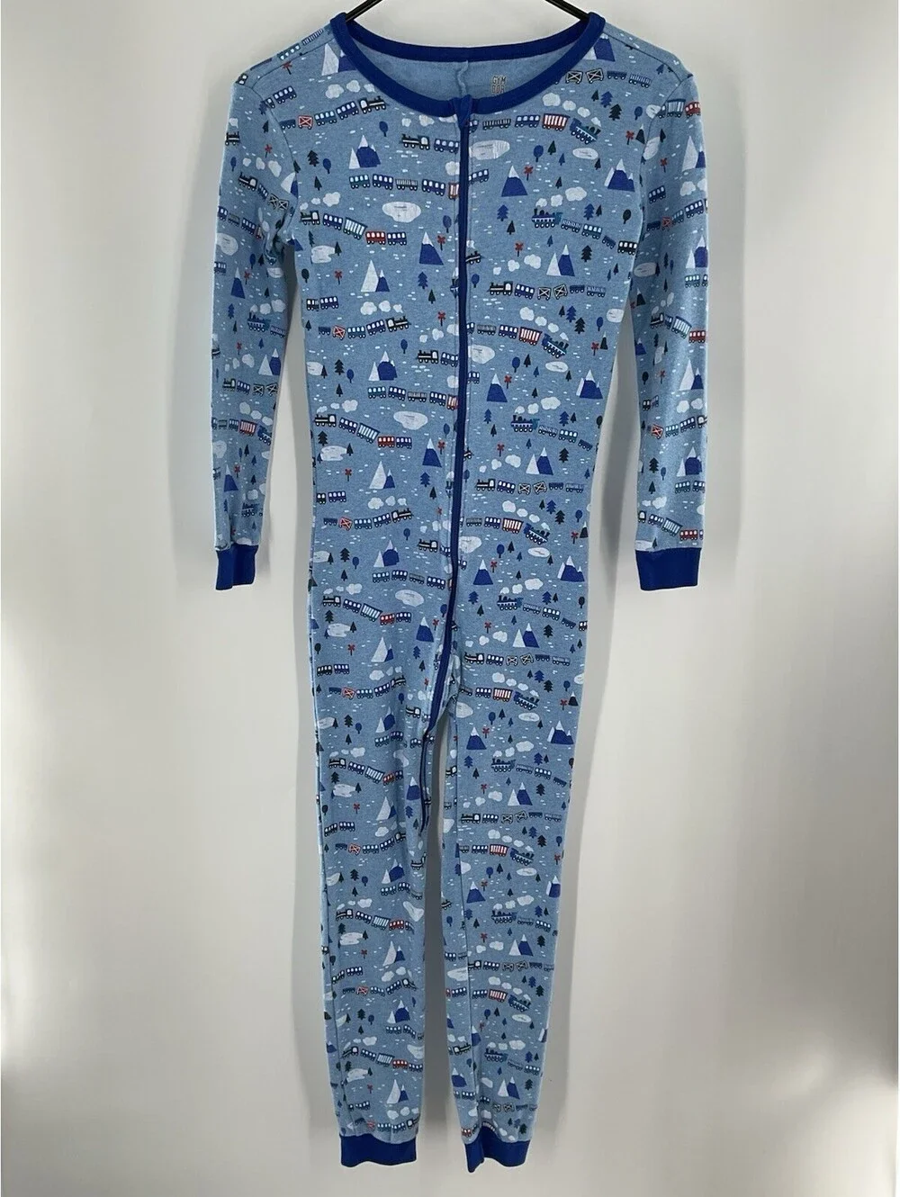 Gymboree Boys Size 14 Train One Piece Pajamas Footless 113
